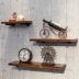 Kệ treo tường bằng gỗ chắc chắn vách ngăn nhà bếp trang trí phòng tắm TV tường hoa treo tường kệ từ đơn giản - Kệ