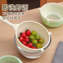 (Same-section) Small Bear Multifunction Drain Spoon Home Filter Soy Milk Drain Net Yogurt Filter Spoon Flour Griddle