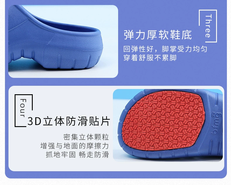 Class A hospital surgical shoes, clogs, operating room slippers, men's and women's medical shoes, laboratory clean room nurse toe-toe shoes