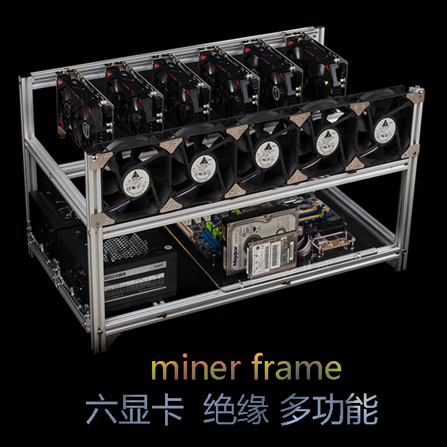 The Third Generation 6 12 14 19 8 Graphics Card Rack Multi- Graphics Card All-Aluminum Alloy Rack Chassis 
