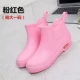 Giày ống ngắn đi mưa nữ mùa thu và giày mùa đông Giày thời trang Hàn Quốc giày không thấm nước kẹo cao su màu giày giày chống trượt mưa