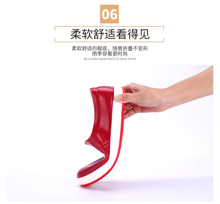 Giày đi mưa thời trang nữ trưởng thành thấp giúp nhà bếp nông miệng đặc biệt giày không thấm nước ngắn ống cao su chống trượt giày cao su Giày đế xuồng Hàn Quốc giày chống nước Adiddas