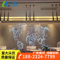  Custom aluminum veneer punching carved aluminum veneer ceiling curtain wall aluminum plate translucent background wall covered column punching plate
