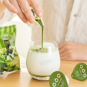 隅田川日本进口抹茶胶囊浓缩液抹茶拿铁