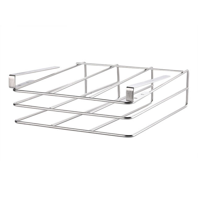 Nail-free cabinet hanging chopping board rack 304 stainless steel pot cover rack cutting board rack kitchen supplies storage rack