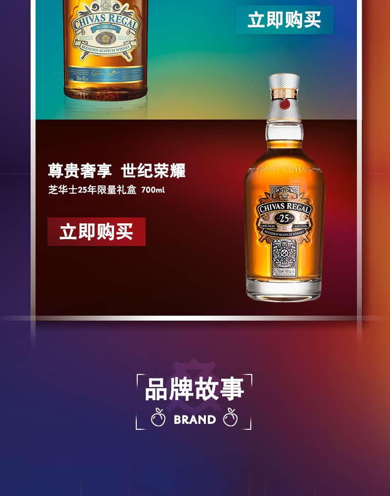 高端烈酒 芝华士 chivas 18年陈酿 威士忌 500ml 图16