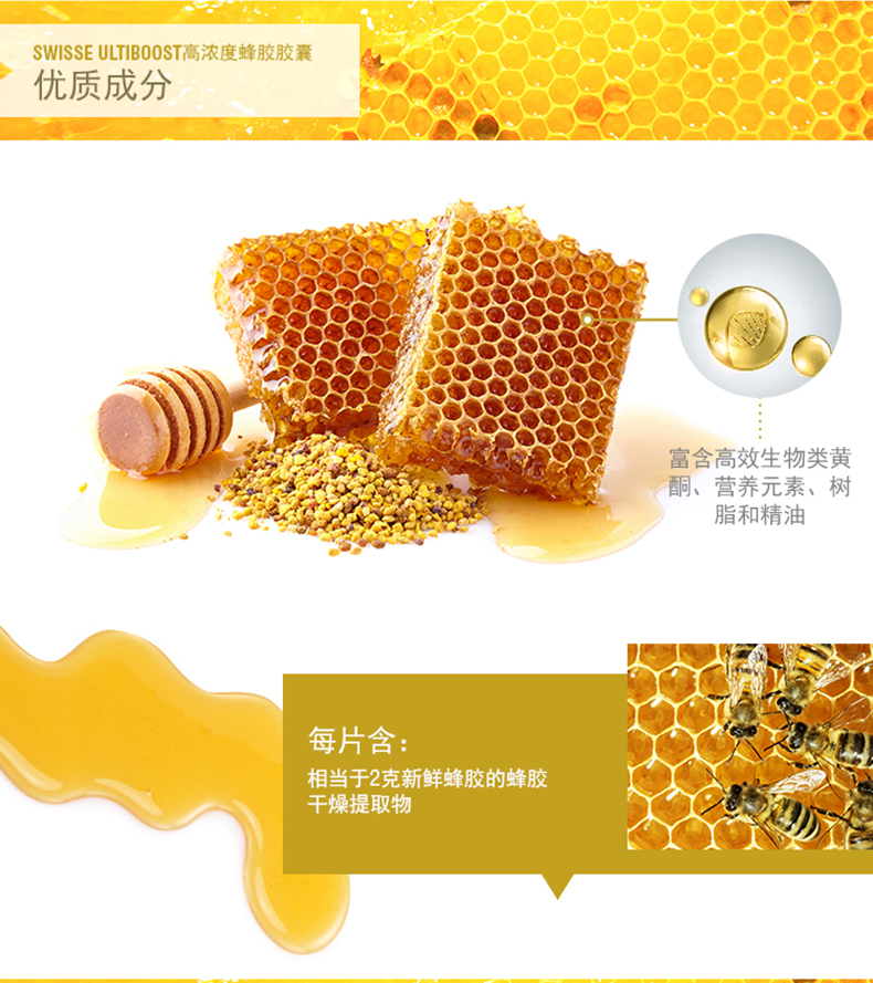 澳洲进口swisse黑蜂胶软胶囊Propolis高浓度2000mg210粒滋补身体 我们的产品 第3张 澳洲进口swisse黑蜂胶软胶囊Propolis高浓度2000mg210粒滋补身体 我们的产品 第3张