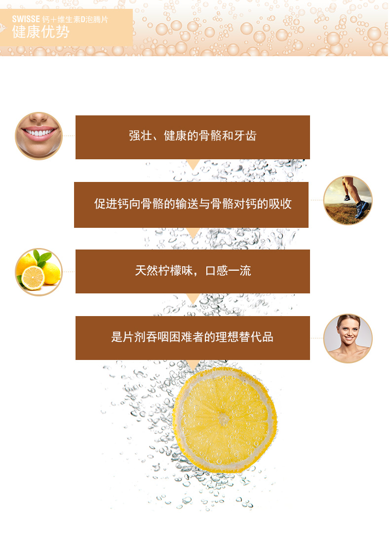 澳洲进口swisse钙+维生素D泡腾片60片中老年成人补钙补钙维D钙 超级食品 第5张 澳洲进口swisse钙+维生素D泡腾片60片中老年成人补钙补钙维D钙 超级食品 第5张