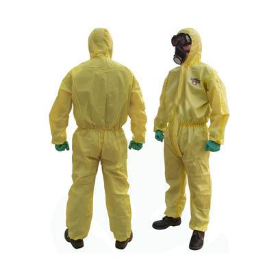 Protective clothing with hat chemical breathable whole body experimental anti-acid and alkali working clothesSpray anti-static suit