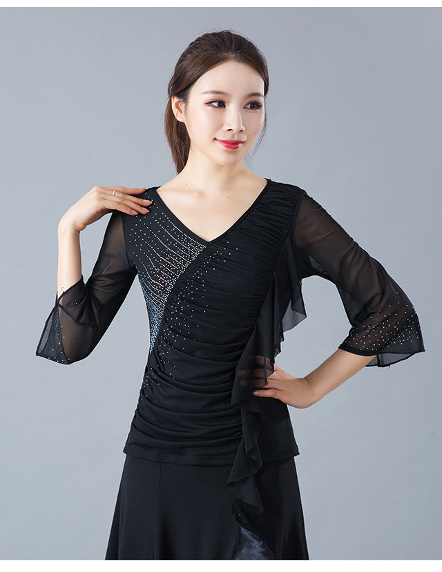 Maiko 2018 phụ nữ mới hiện đại quần áo khiêu vũ tập waltz khiêu vũ khiêu vũ khiêu vũ váy đu lớn - Khiêu vũ / Thể dục nhịp điệu / Thể dục dụng cụ giầy nhảy dancesport trẻ em