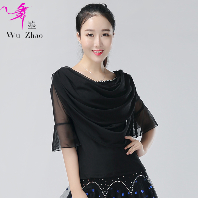 Adult Latin Dance Garment Top Fashion Baidu National Standard Friendship Dance Garment