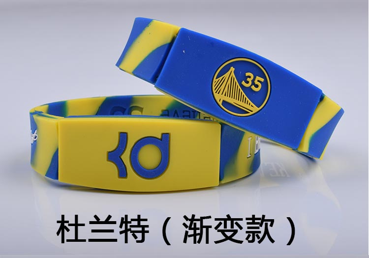 Tay với ngôi sao bóng Lin Shuhao Durant Wade Iverson vòng đeo tay nam silicone vòng đeo tay bóng rổ huỳnh quang quần áo bóng rổ cho bé	