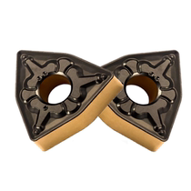 Two-color coated CNC blade TNMG160404 08-TM T9125 steel parts super wear-resistant WNMG080404