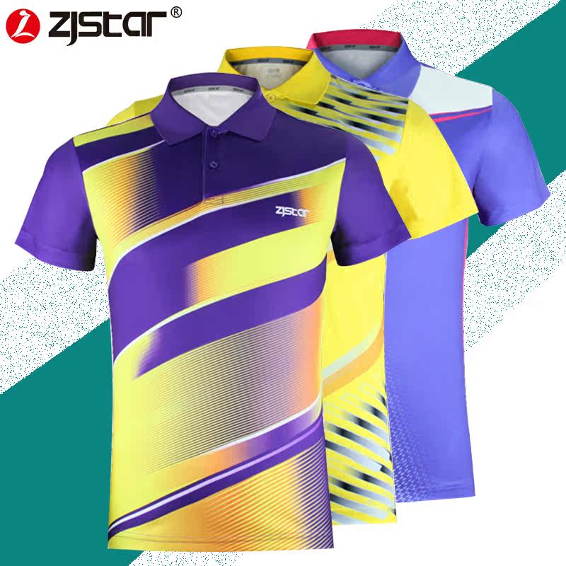New Middle Pole Star Badminton Training Suit Summer Blouse Breathable Speed Dry Tennis Sports Jersey Comfort Short Sleeve Shirt