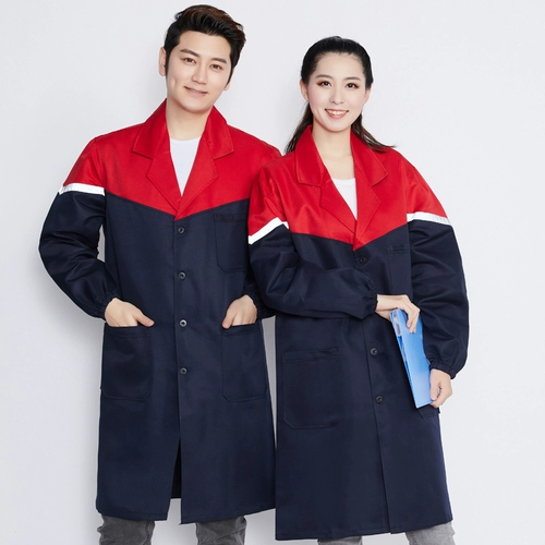 Белый халат, износостойкий комбинезон, нагрудник, куртка, увеличенная толщина