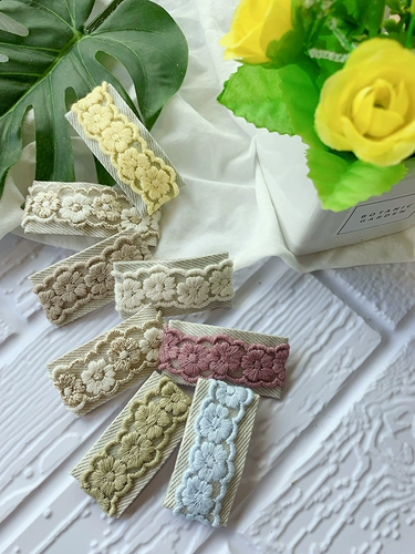 Импортный хлопковый волнистый аксессуар ручной работы, заколка для волос, ободок с бантиком, аксессуары, в корейском стиле