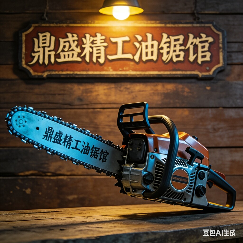 鼎盛精工油锯馆的LOGO