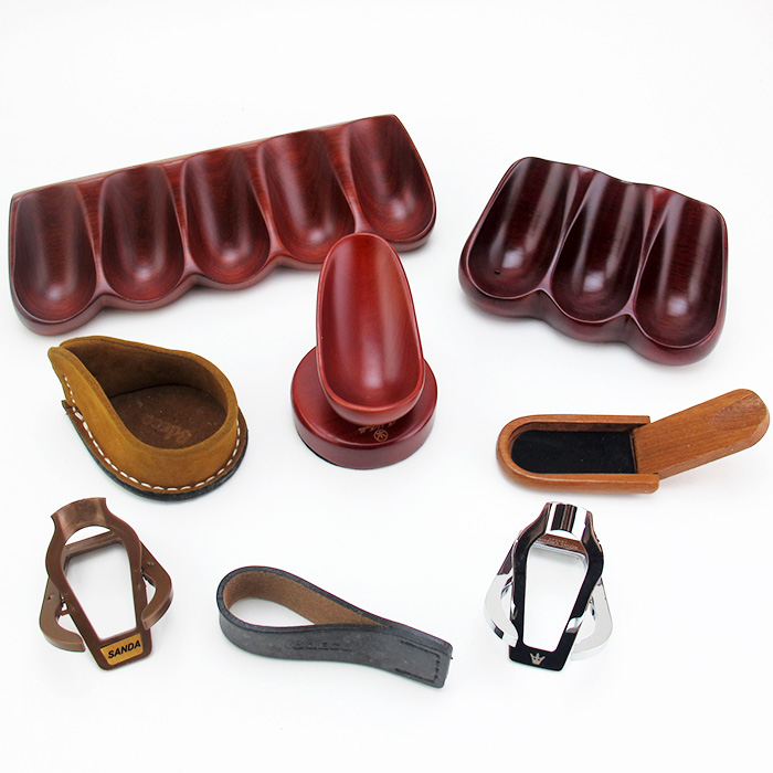 Stainless steel folding pipe rack briar wood pipe seat a pipe rack pipe accessories 8deco leather rack