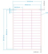 A4 office printer low temperature resistant label paper 50*30 liquid nitrogen blood bag test tube food frozen refrigerated bar code paper