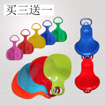 Buy three sends a thickened slide grass plate Ski sheet Slide Grass Sheet Slide Grass Mat Slip Sand Board Children Adult Scratched Mat