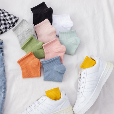 夏天袜子女ins潮可爱日系短袜浅口棉袜春秋夏季薄款中筒百搭船袜