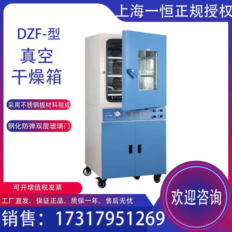 Shanghai Yiheng DZF-6500 DZF-6930 vacuum drying cabinet vacuum oven with vacuum pump