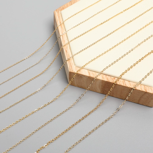 Медная цепь с кисточками, китайская шпилька ручной работы, аксессуар, серьги, ожерелье, аксессуары, 14 карат