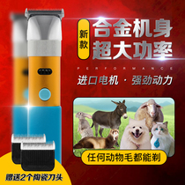 New 400 W High Power Wool Dog Hair Electric Pushcut Rechargeable Battery Pet Store Recommended High Power Electric Push Cut