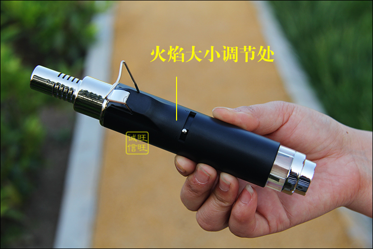 Baicheng đỏ lửa nhỏ súng phun nhẹ hơn hàn lấy nhiệt độ cao gas lighter windproof thẳng vào sáng tạo igniter