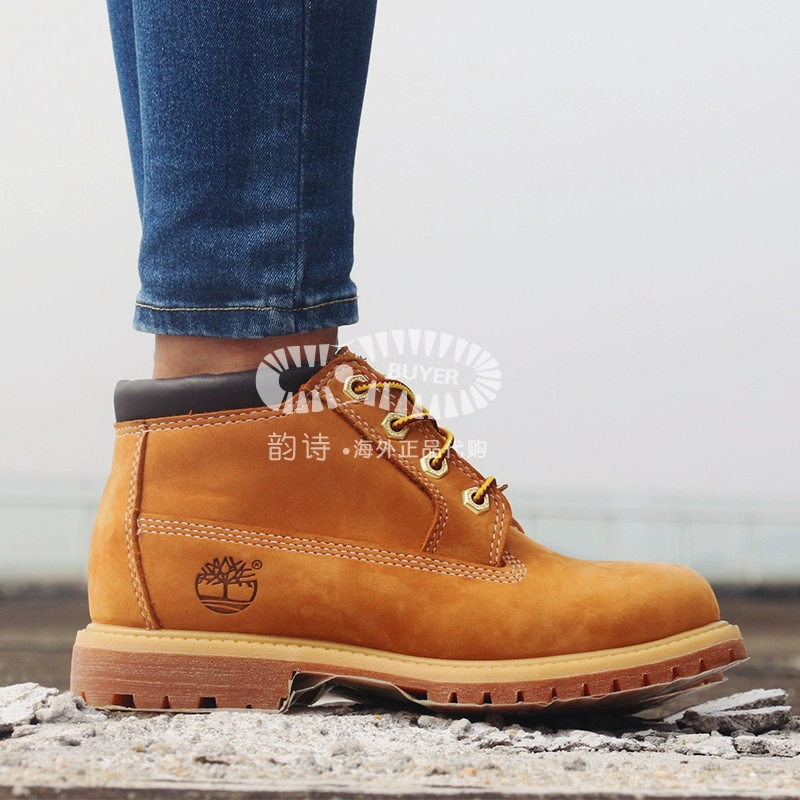 Timberland Tim Bailan giày nữ cắt giữa Timberland đá không tồi ngoài trời cổ điển không thấm nước đại hoàng ủng 23399 - Khởi động ngoài trời