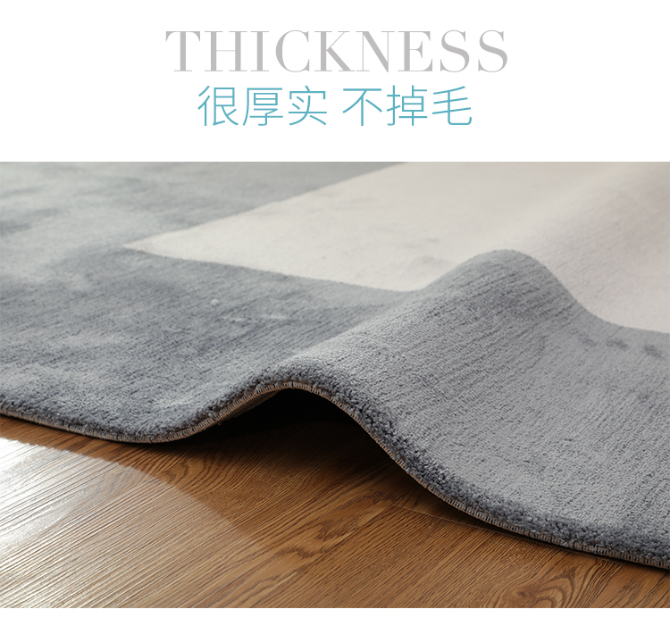 EASYMAT Phong cách Nhật Bản Thảm phòng khách đơn giản Màu xanh xám Mềm Tatami Phòng ngủ hiện đại - Thảm thảm vintage
