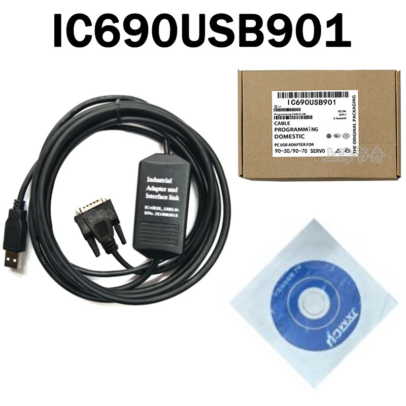 Suitable for Ge90-30 Series Plc and Computer USB Programming Cable Communication Download Data Cable Ic690Usb901 Suitable for Ge90-30 Series Plc and Computer USB Programming Cable Communication Download Data Cable Ic690Usb901