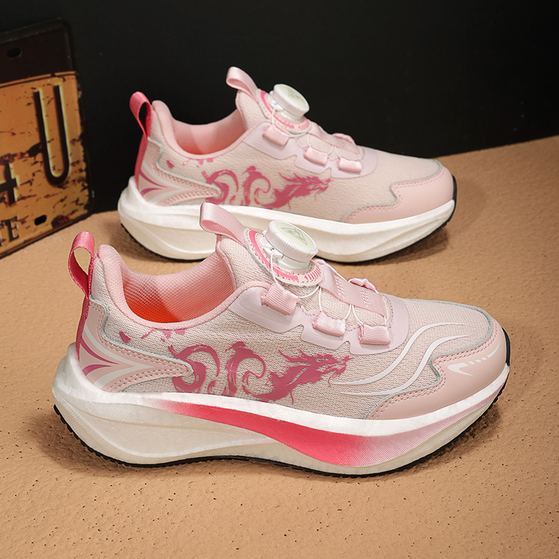Girls' Running Shoes with Popcorn Friction Sound, Children's Sports Shoes for Older Girls, Mesh Breathable and Lightweight for Spring Girls' Running Shoes with Popcorn Friction Sound, Children's Sports Shoes for Older Girls, Mesh Breathable and Lightweight for Spring