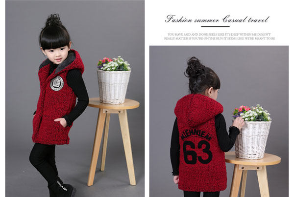 Gilet fille en laine - Ref 2071092 Image 14