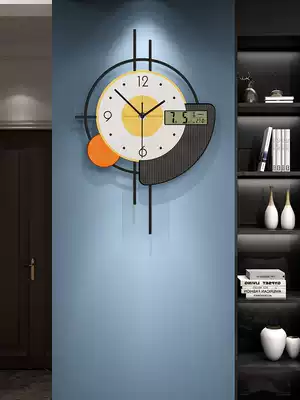 Net red art clock living room simple modern home fashion wall clock light luxury atmosphere creative personality clock Wall