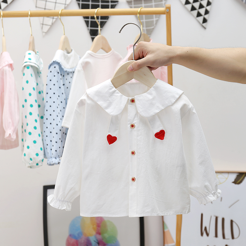 White Lovegirl knitting vest new pattern Korean version 0-7 year Children Foreign style Outside waistcoat 3 baby spring and autumn Wear out Vest tide