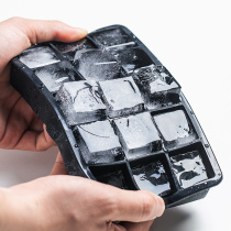 Silicone ice grid home creative spherical ice box with lid refrigerator quick freezer made ice cube mold