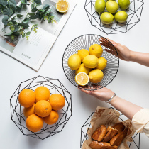 Fruit plate fruit basket fruit basin living room Nordic fruit plate ins coffee table fruit snack basket home iron creative