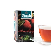 Dilmah Strawberry Flavoured Ceylon Black Tea 20 Bags Fruit