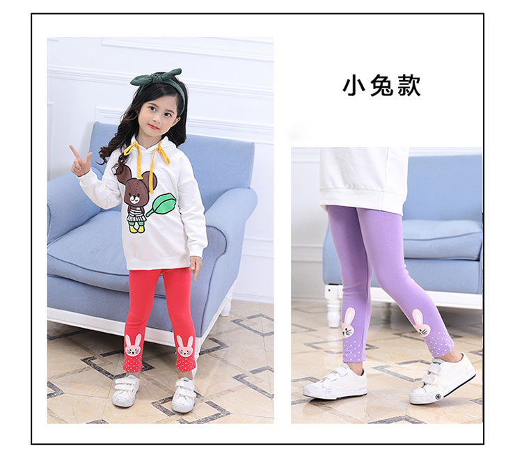 Quần legging bé gái xuân hè 2019 mới công chúa quần cotton cho bé mùa xuân quần bé gái giản dị quần đùi bé trai