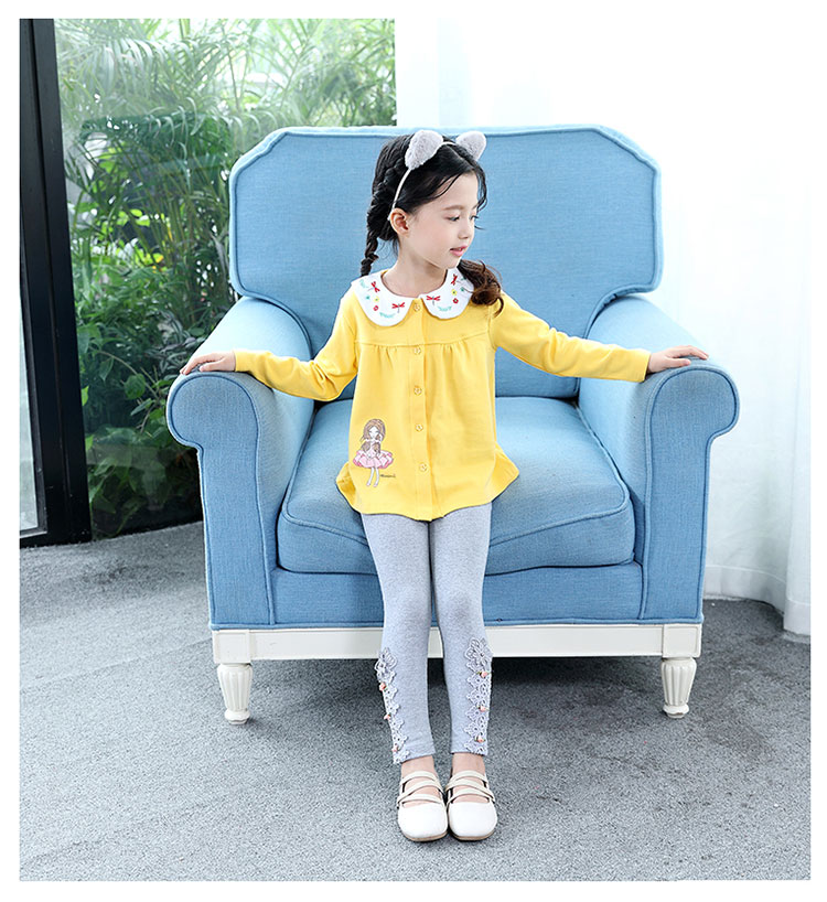 Quần legging bé gái xuân hè 2019 mới công chúa quần cotton cho bé mùa xuân quần bé gái giản dị quần đùi bé trai