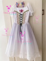 Professional adult and childrens ballet costumes purple Cobelia long tutu skirt performance costumes competition costumes customization