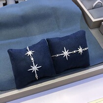 PT950 platinum imported moisanishi double six mango bracelet 18K gold full diamond bracelet adjustable bracelet for girlfriend