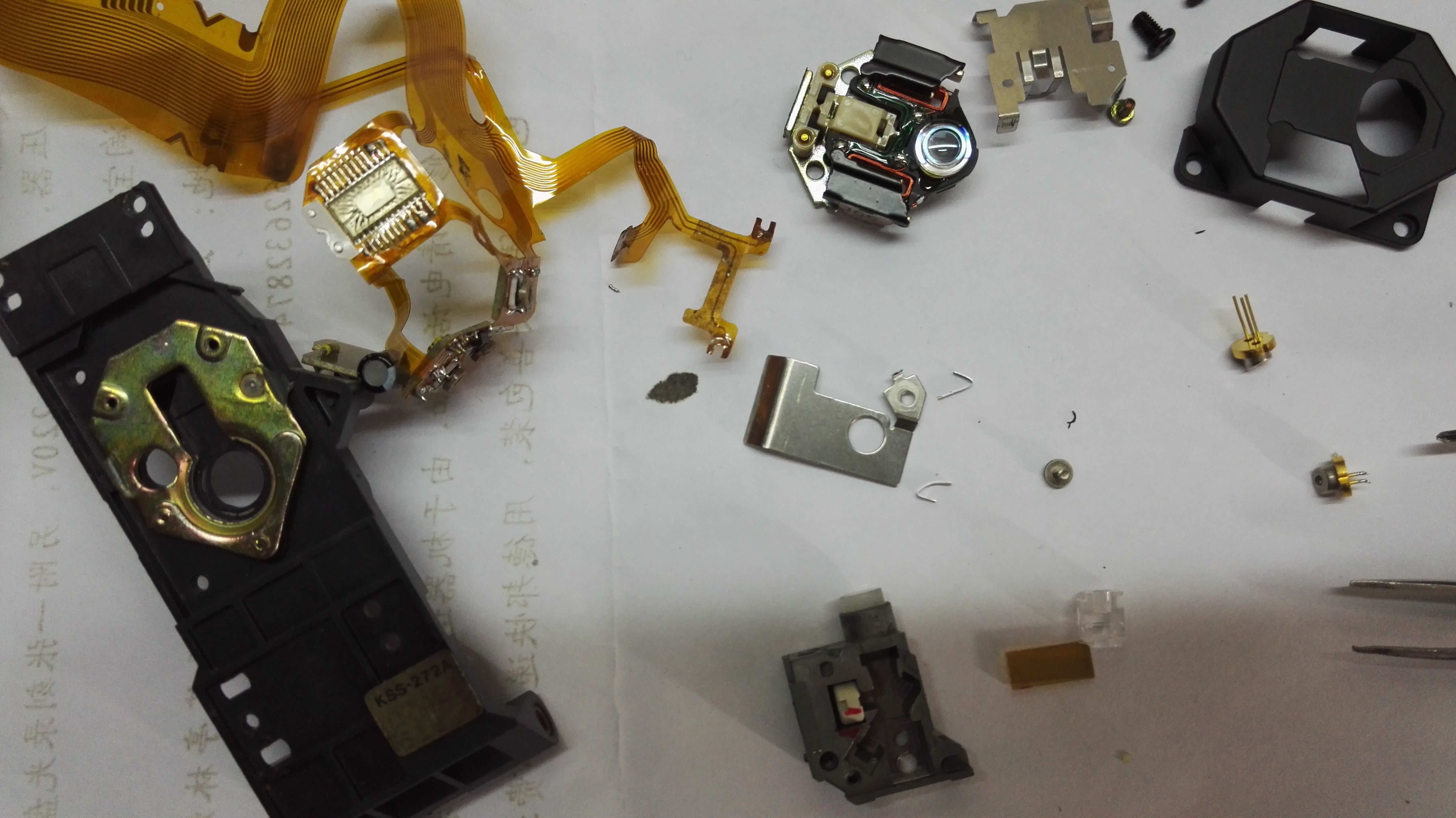 Sony KSS 272A 271 270 273 274 BU1 and other laser head repair services