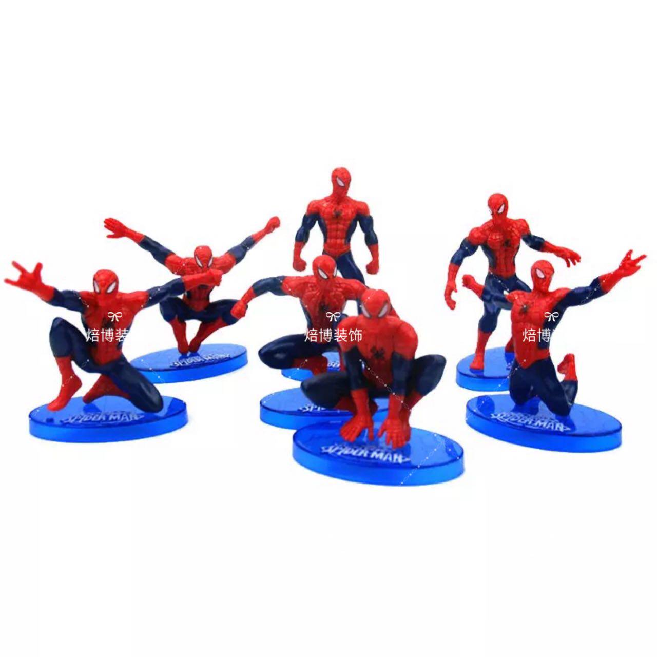 Spider Birthday Cake Decoration Avengers Swing Pieces 7 Ultra Fan Spider Models Puppets Swing Piece