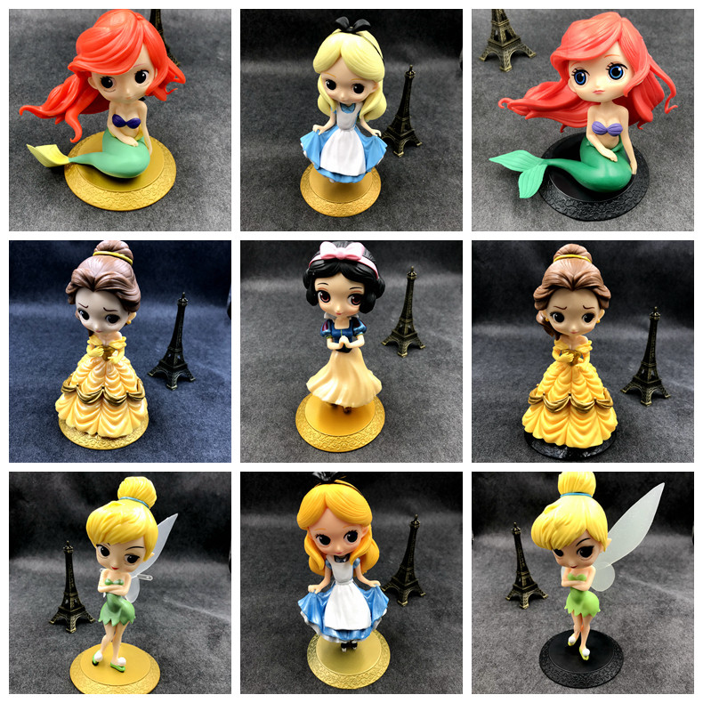 Alice Snow White Princess Belle Mermaid Large Flower Fairy Cake Ornament Cake Decoration