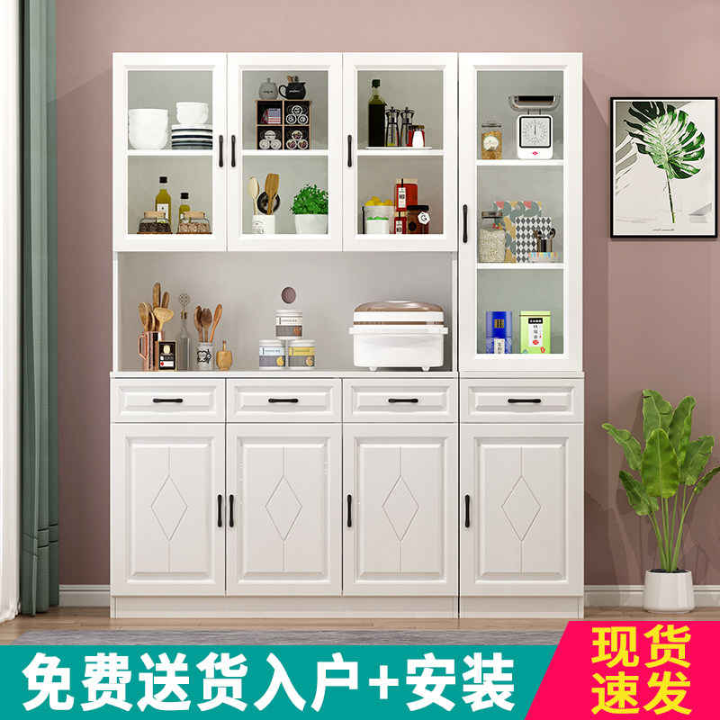 Dining cabinet modern minimalist home kitchen integrated by wall High cabinet dining room Contained Storage Integral Cupboard Wine Cabinet cabinet