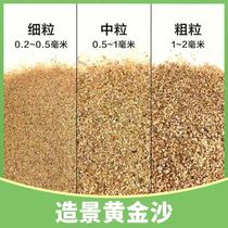 Yellow gold sandy bottom sand natural fine river sand water grass sand make-up sand fish tank grass vat surface decoration stone sand