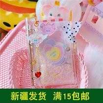 -0 Korea ins original girl Handbook cute loose-leaf diary notebook hipster creative book A6