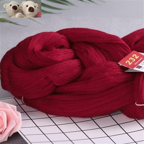 Old-Fashioned 32-Count Loose-Packed Pure Cashmere Companion Wool Yarn, Multi-Strand Hand-Knitted Frame-Twisted Yarn for Horizontal Machine Weaving
